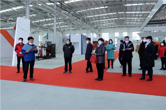 熱烈歡迎山東省發改委領導蒞臨華全集團檢查指導工作